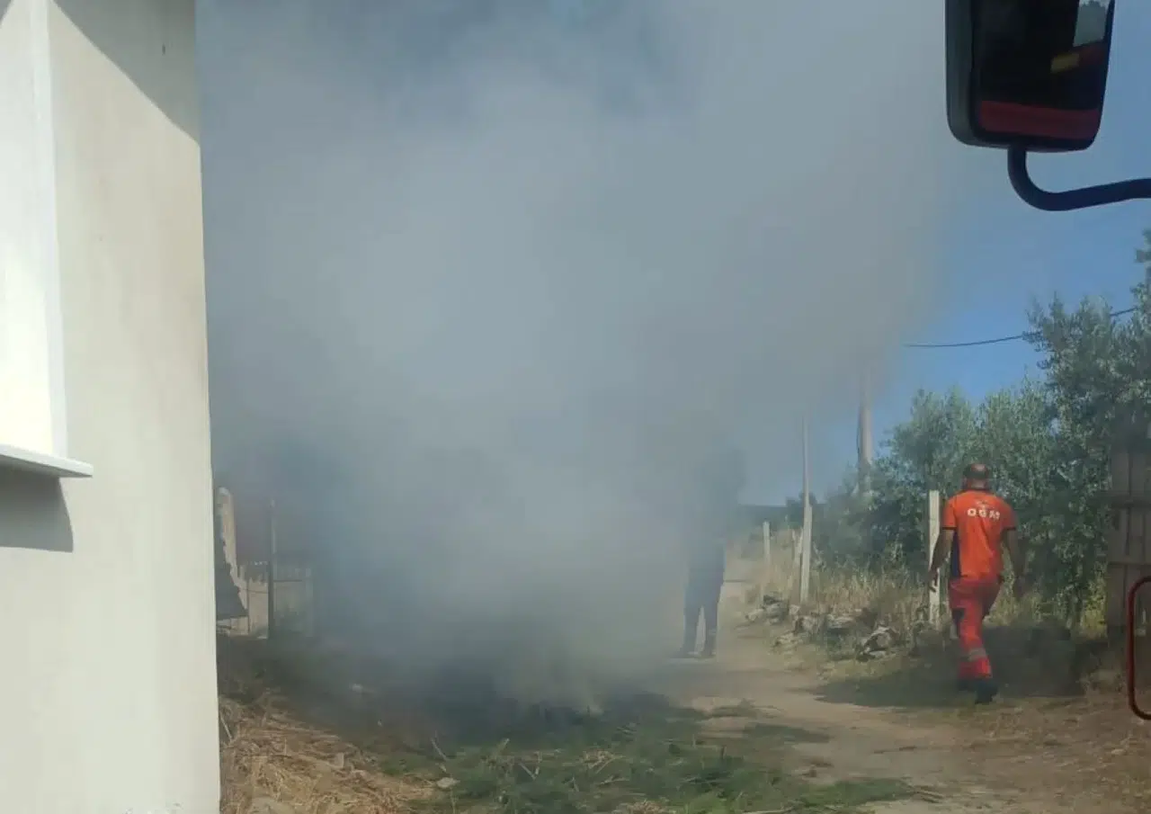 Sarıgöl’de dikkatsizlik az kalsın faciaya yol açıyordu: Ekipler son anda yetişti