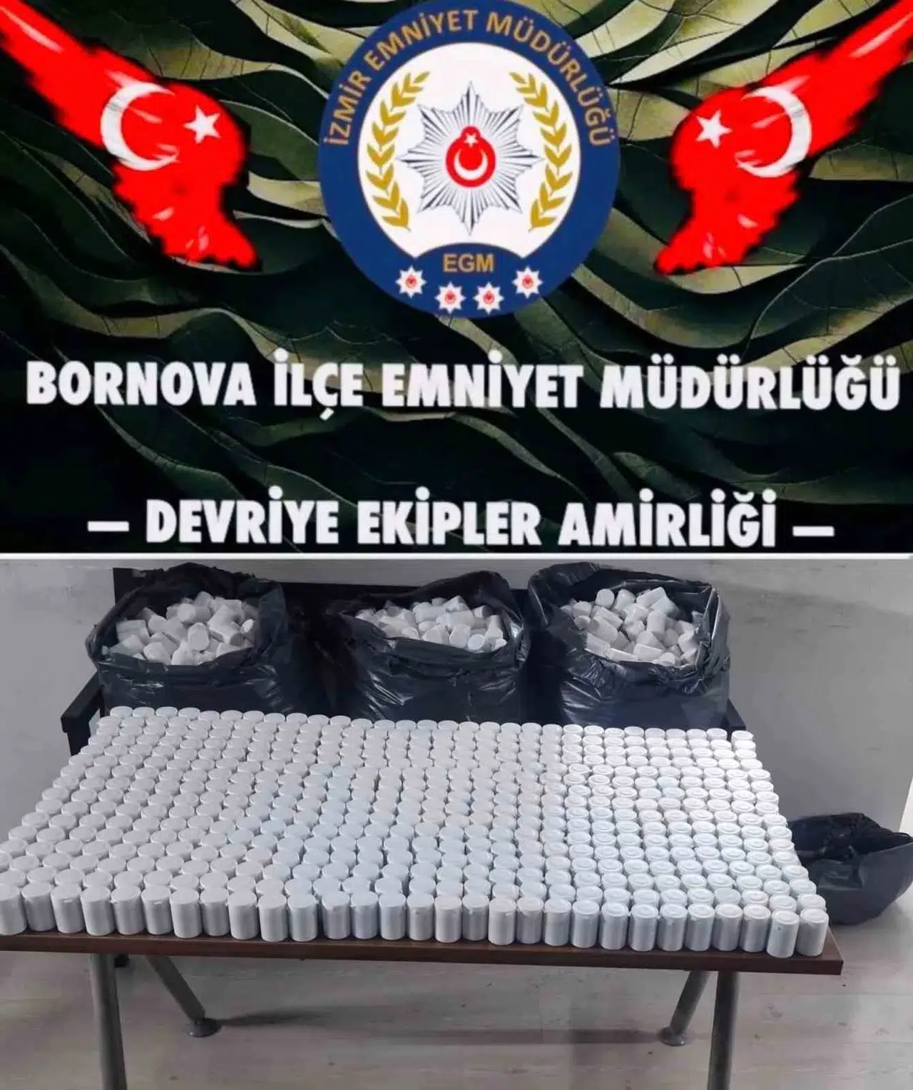 Bornova sokaklarında nefes kesen kovalamaca: Terk edilen araçtan uyuşturucu deposu çıktı