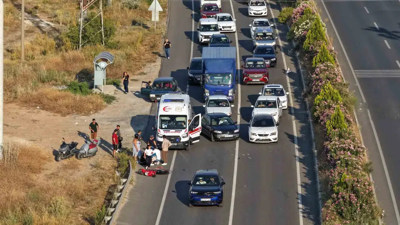 Muğla’da motosiklet kazası: Sürücü yola savruldu