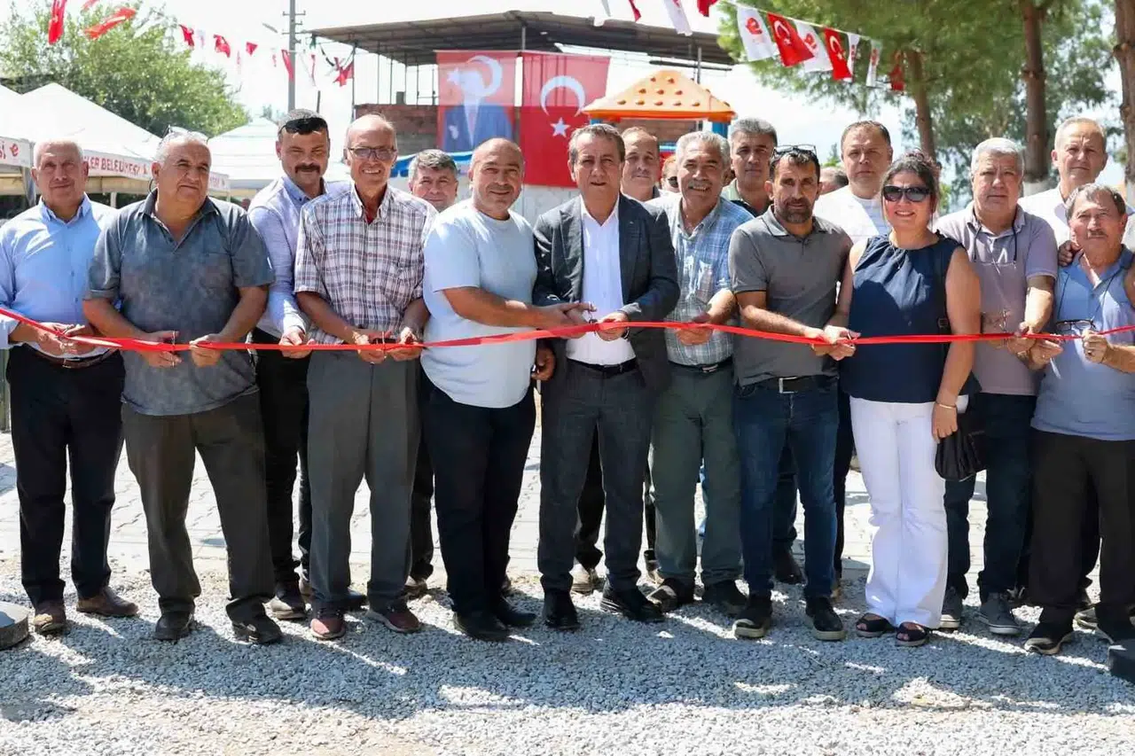Pınardere’de vefa dolu açılış: Muhtarın ismi parkta yaşayacak