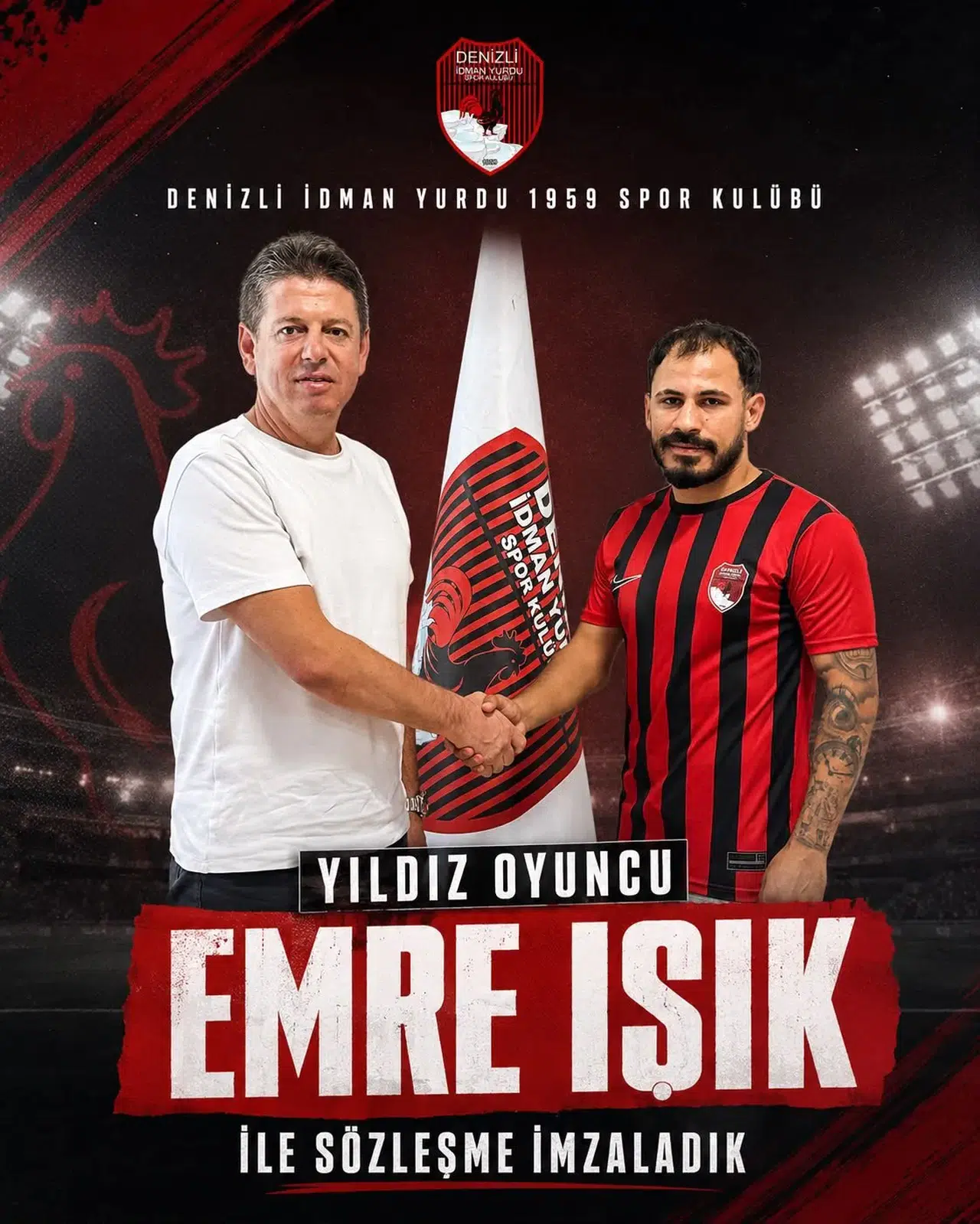 Denizli İdmanyurdu'nda transfer atağı: Emre Işık imzayı attı