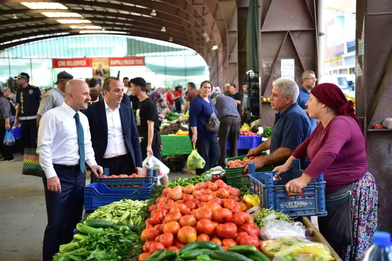 Vali Varol’un Çine mesaisi: Pazar yerinde samimi diyaloglar
