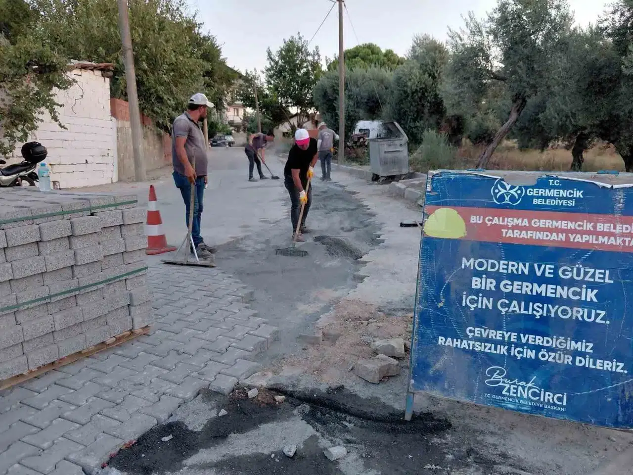Germencik’te ulaşım seferberliği: Belediye ekipleri sahada tempoyu artırdı