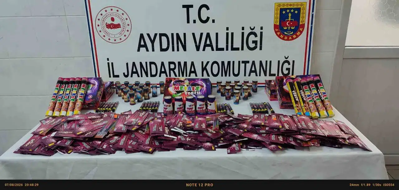 Didim'de orman yangını riskine karşı büyük operasyon: Binlerce yasaklı madde yakalandı