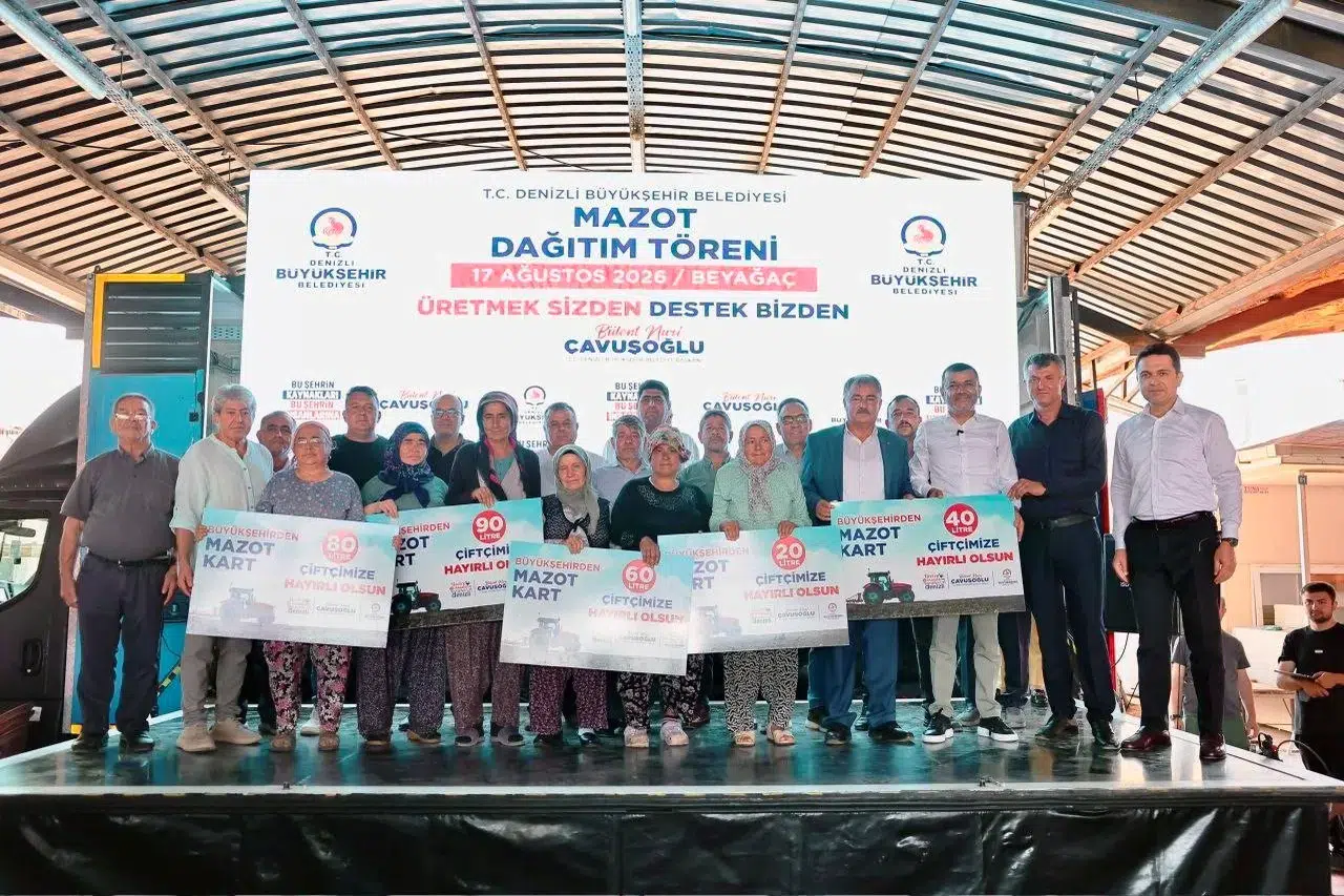 Denizli’de tarlanın bereketi belediyeden gelen mazot desteğiyle artacak