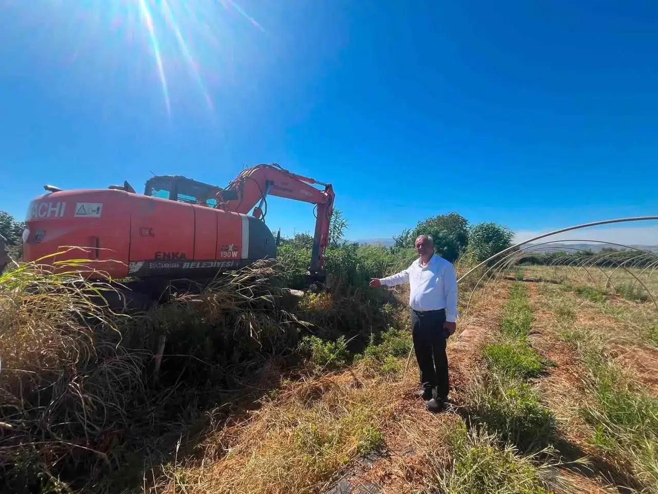 Sultanhisar’da hasat yolu mesaisi: Üreticinin ulaşım çilesi bitiyor