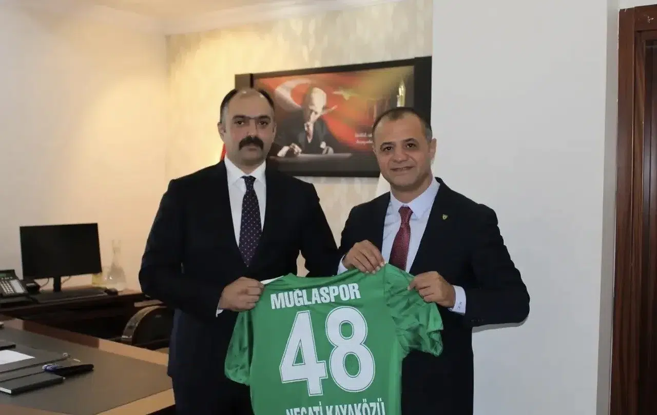 Muğlaspor’dan Başsavcı Kayaközü’ne nezaket ziyareti: 48 numaralı forma hediye edildi