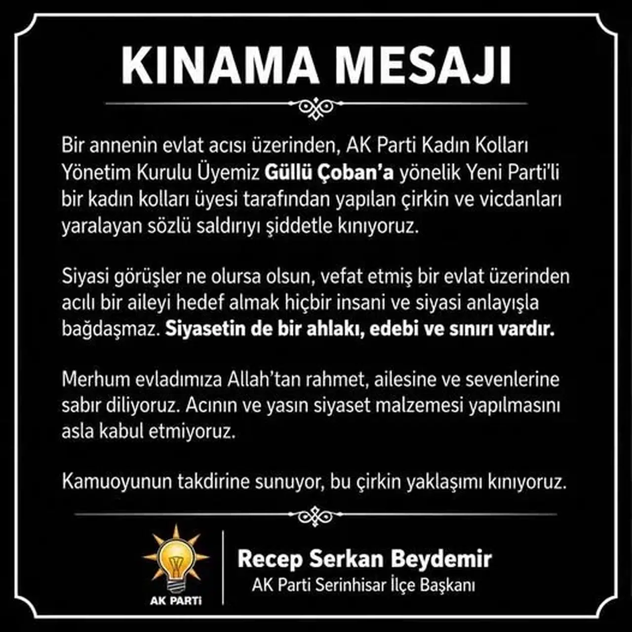 Acılı anneye düğünde çirkin sözler: "Oğluna sahip çıksaydın"