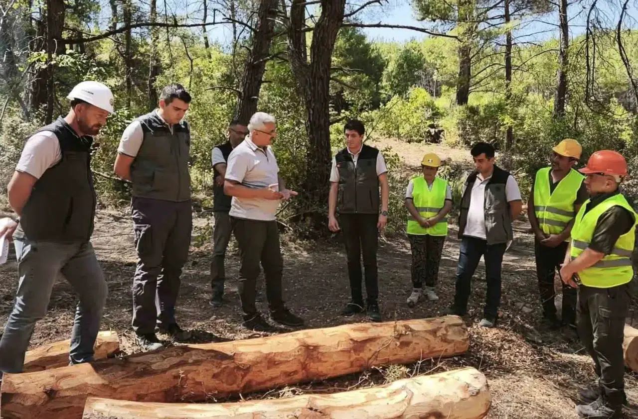 Soma’da yangına karşı sahada denetim: Bölge Müdürü Yılmaz’dan sıkı talimat