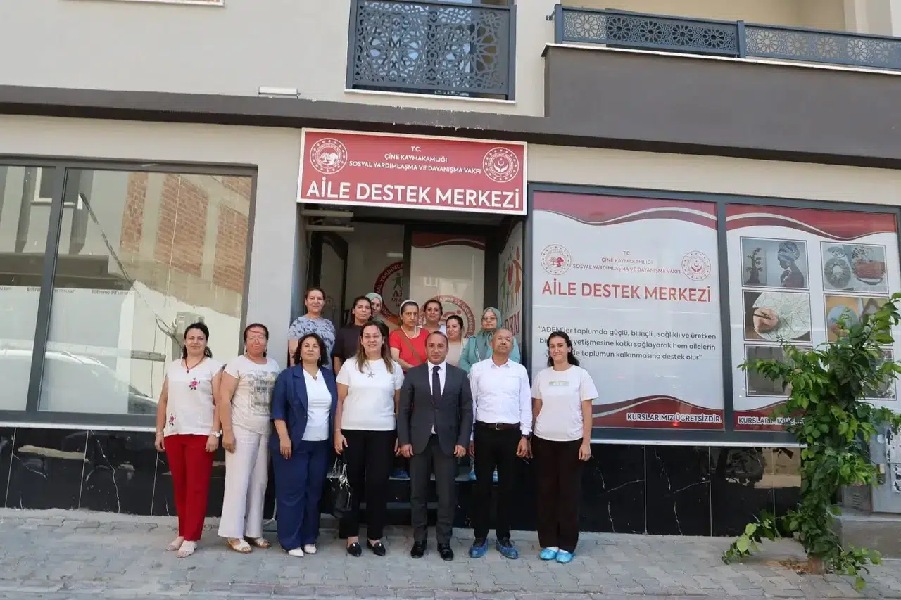 Çine'de kadınların el emeği Kaymakam Erdoğan'dan tam not aldı