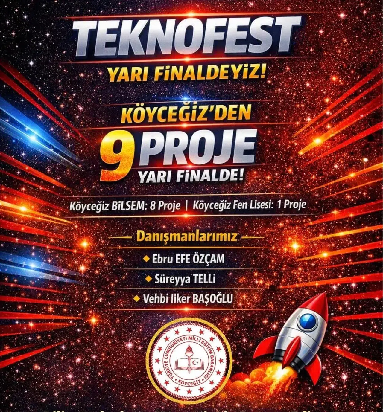 Köyceğiz’in genç beyinleri TEKNOFEST’te tarih yazıyor: 9 proje birden yarı finalde