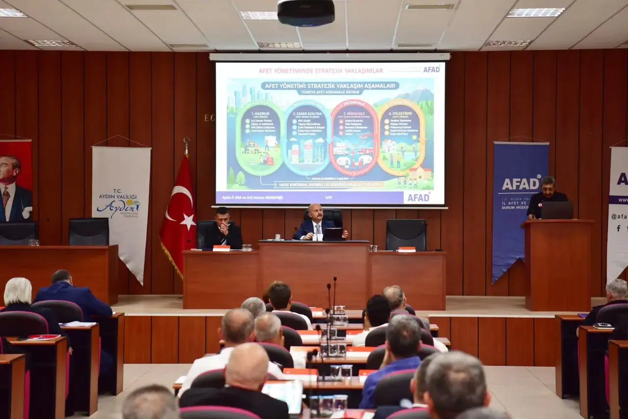 Aydın’da afetlere karşı yeni dönem: 2027-2031 yol haritası masaya yatırıldı