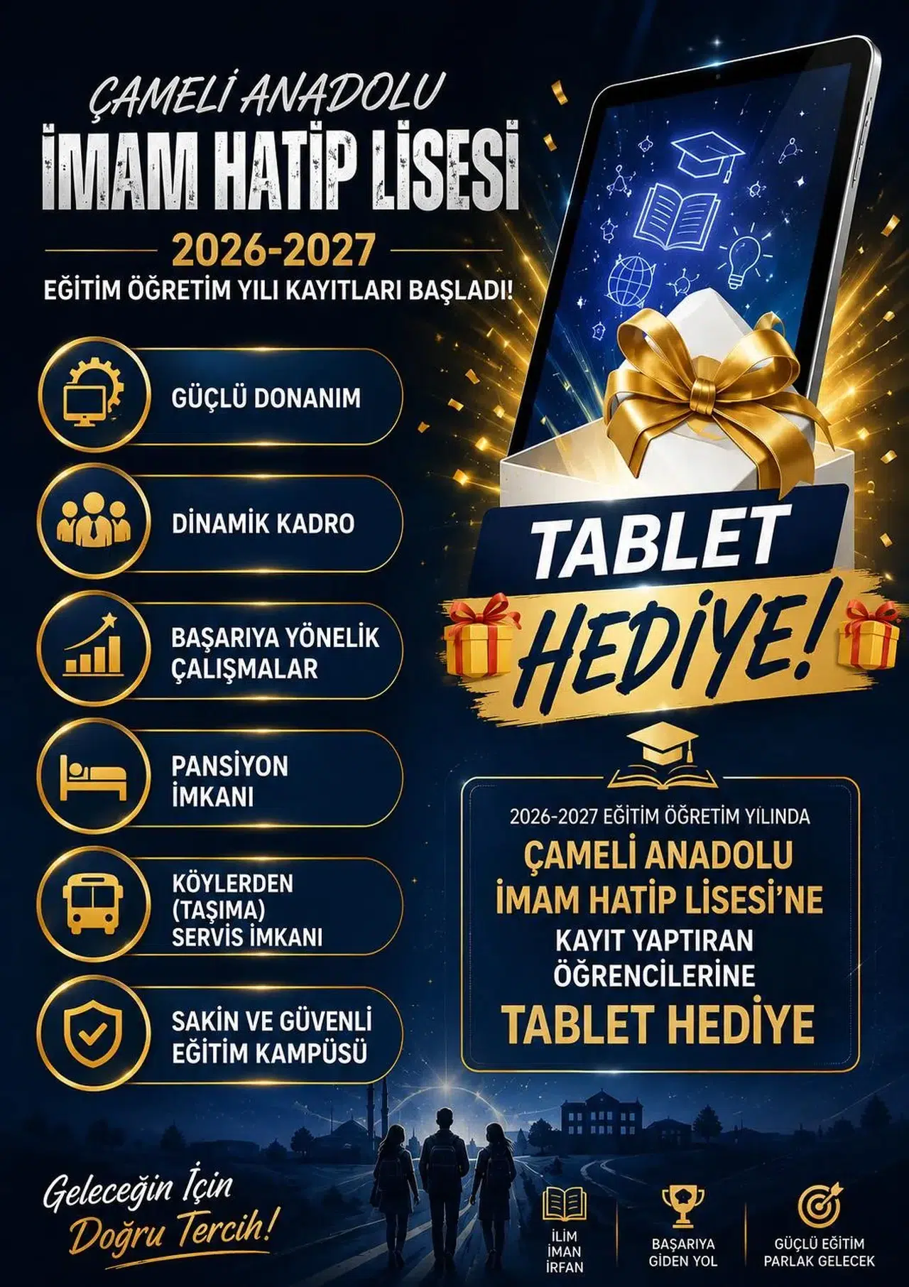 Denizli'de egitimde dijital devrim: Kayit yaptiran her ogrenciye tablet hediye edilecek