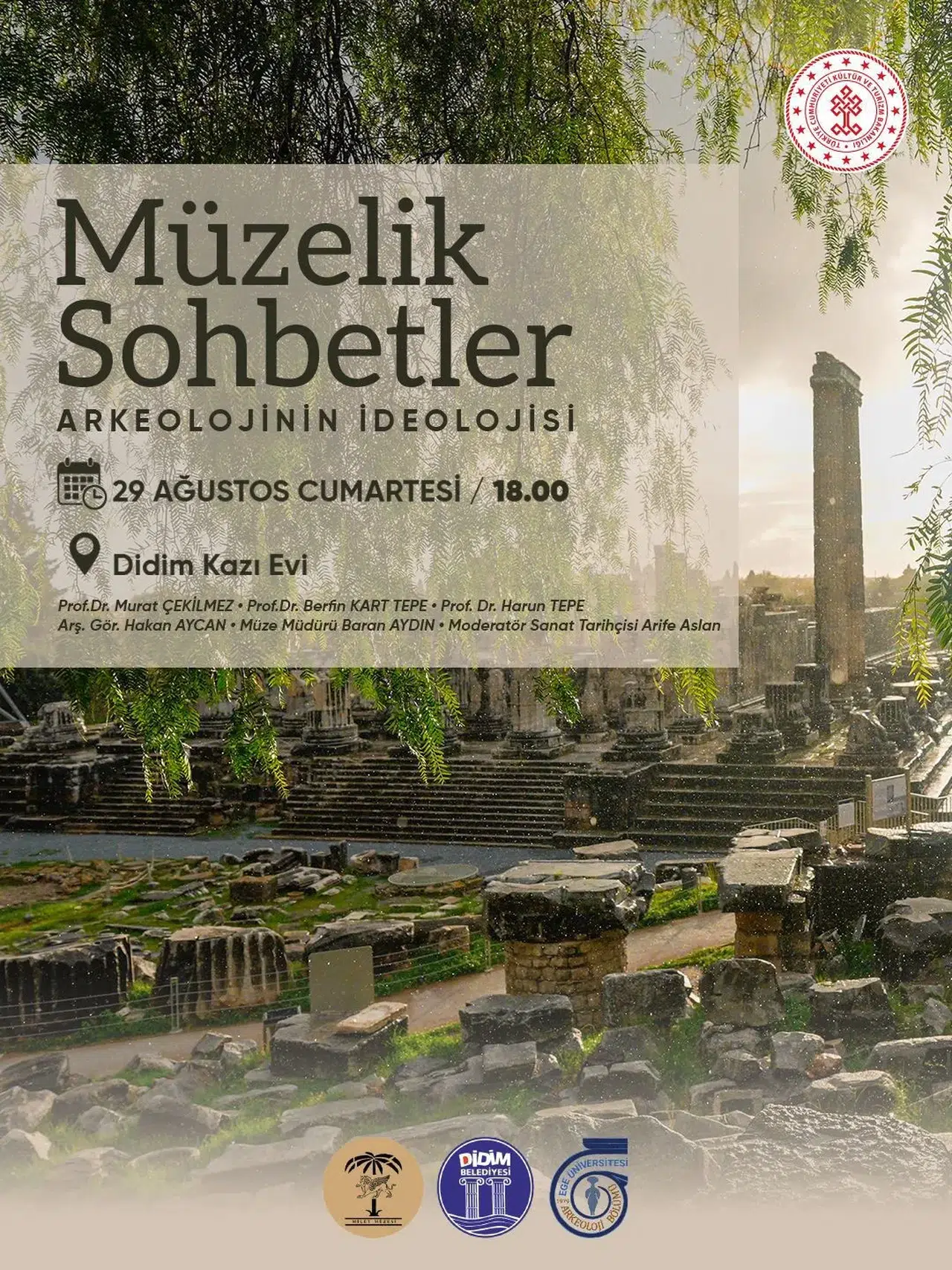 Didim’de Tarih ve Arkeoloji Buluşması: Kazı Evi’nde ‘Müzelik Sohbetler’ Başlıyor