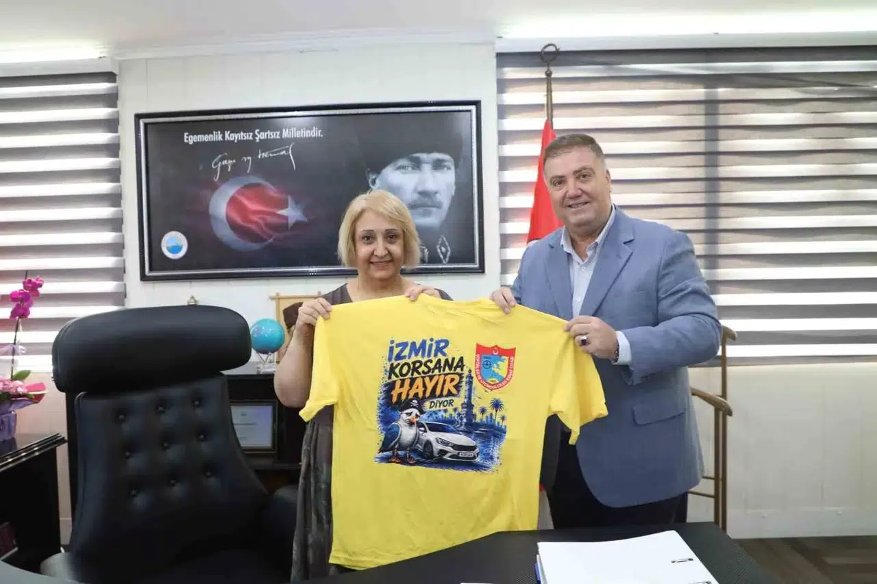 Menderes'te yeni dönem: Taksici esnafından Başkan Vekili Şen'e anlamlı ziyaret
