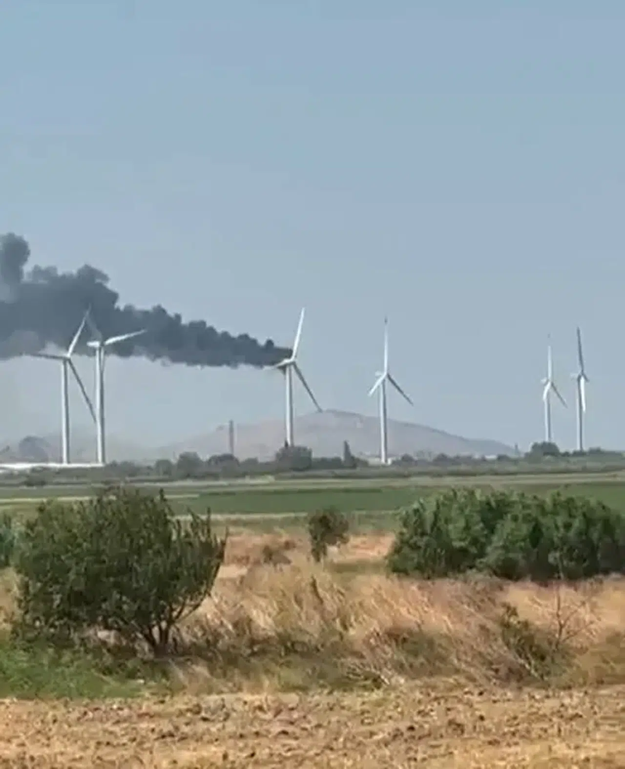Bergama'da enerji santralinde korkutan yangın: Dev türbin hurdaya döndü