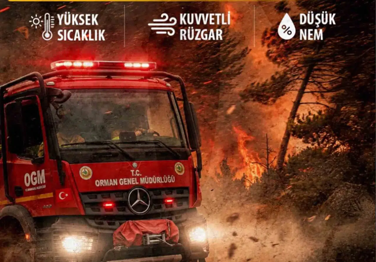 Muğla için kritik uyarı: Rüzgar şiddetini artırıyor, ormanlar risk altında