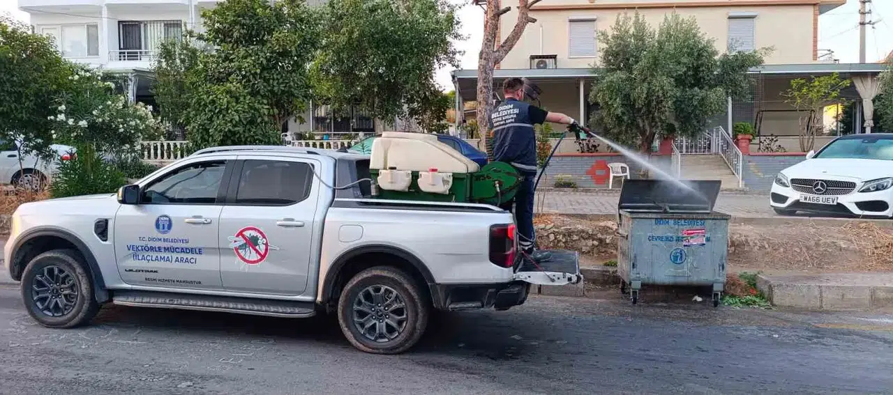 Didim’de haşereye karşı 7/24 mesai: Başkan Gençay’dan saha vurgusu