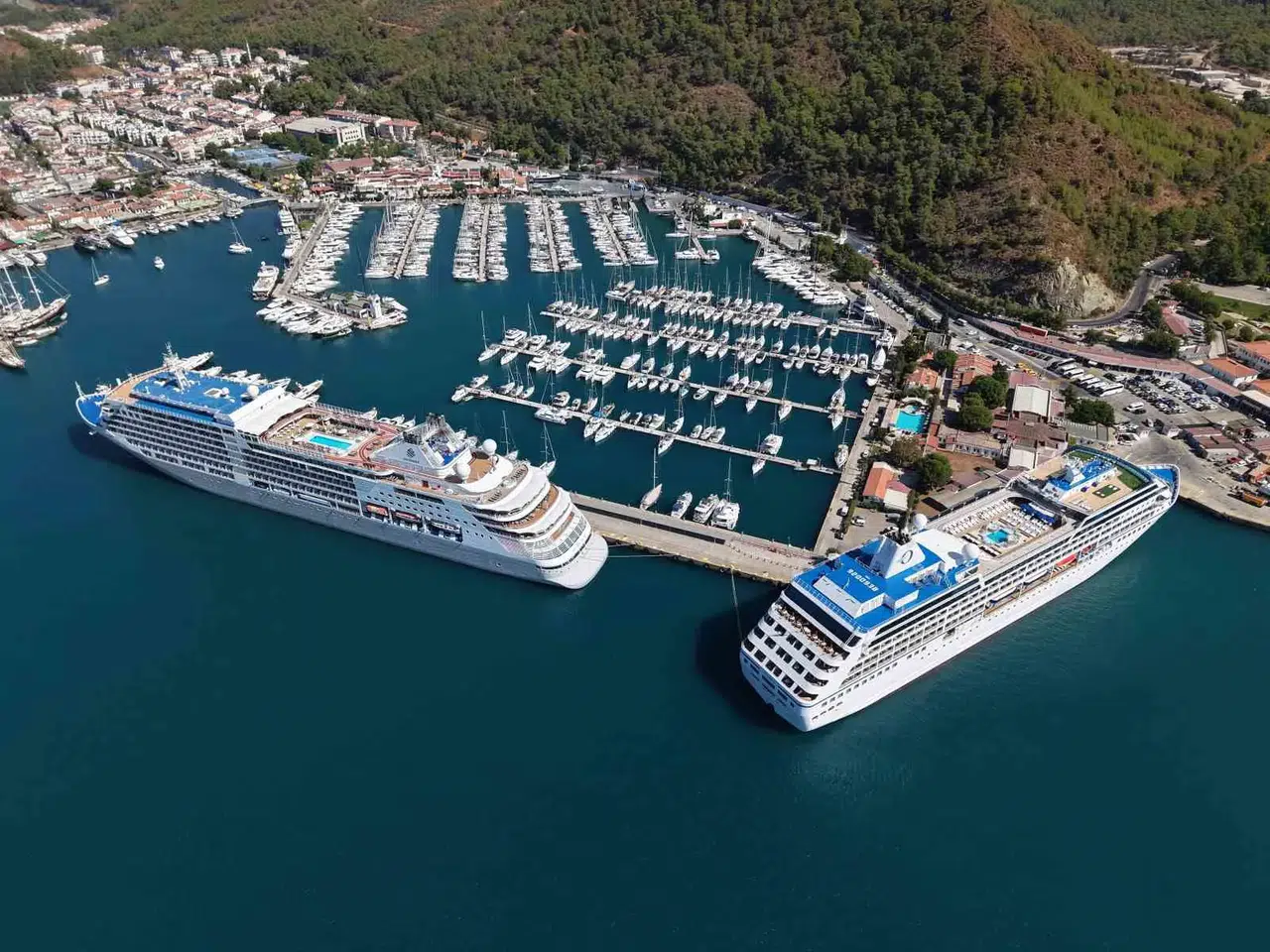 Marmaris’te kruvaziyer bereketi: Hedef eski günlerdeki 150 gemi rekoru
