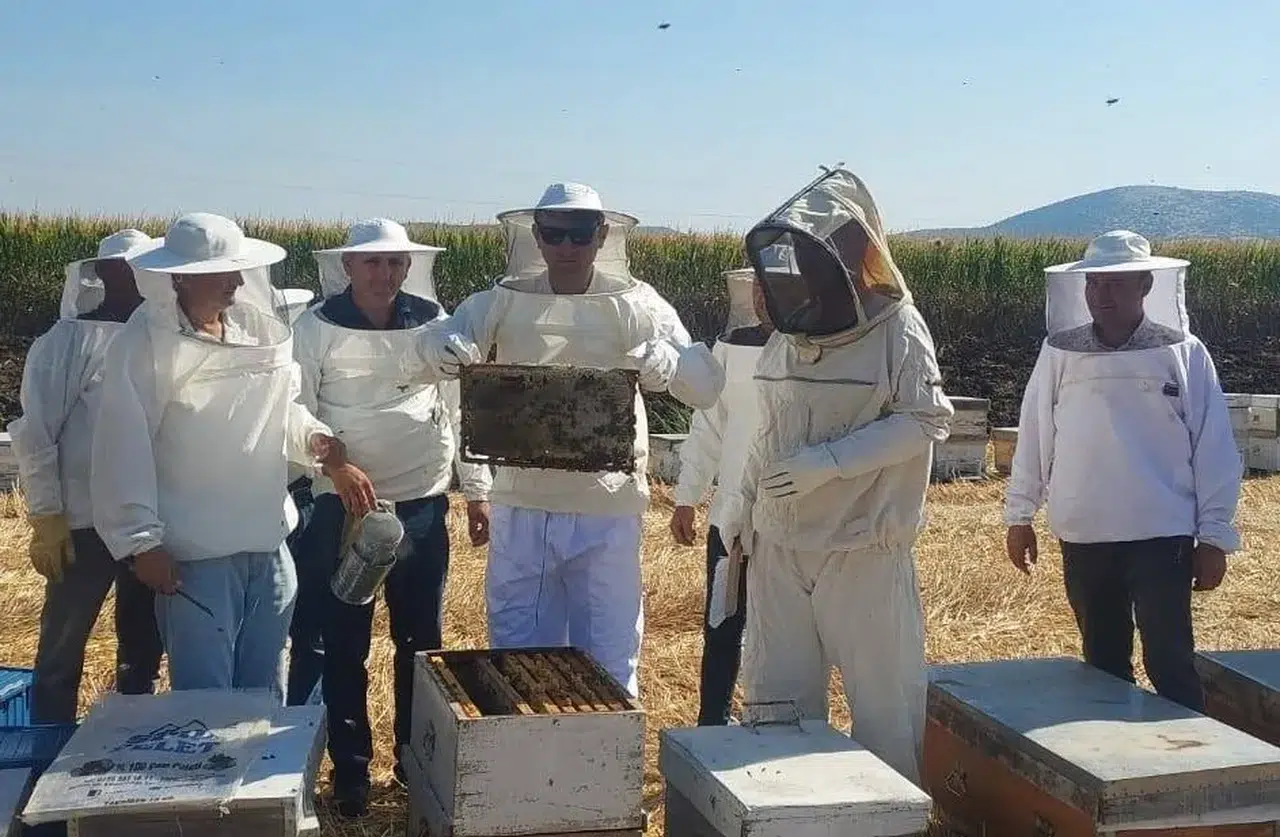 Saruhanlı’da bal mesaisi: Kaymakam Özcan üreticilerle bir araya geldi