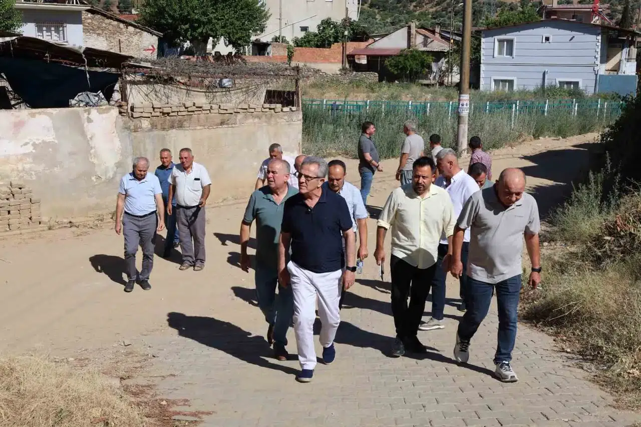 Nazilli’de saha mesaisi: Başkan Tetik’ten kırsal mahallelere hizmet sözü
