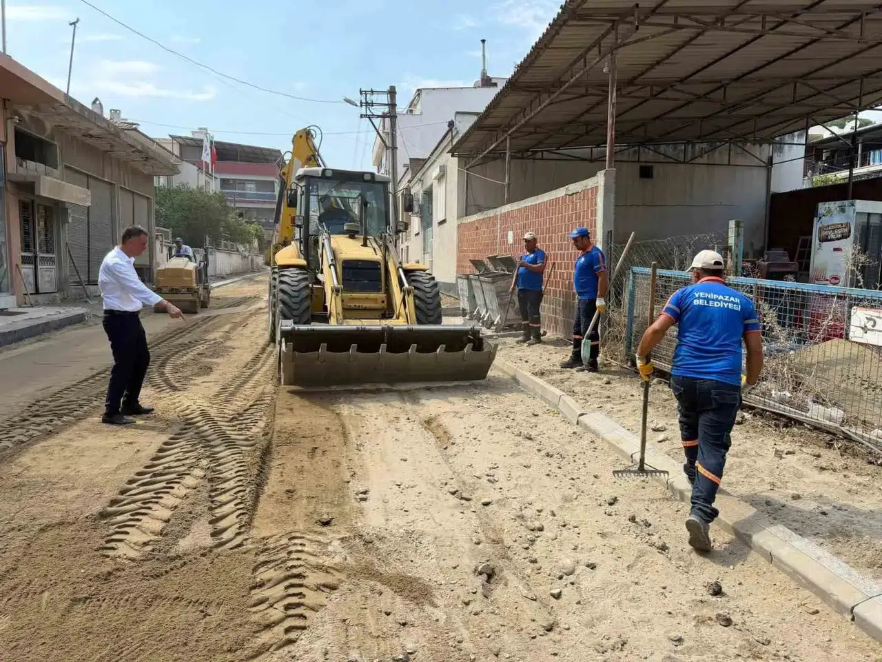 Yenipazar’da ulaşım seferberliği: Caddeler yeni yüzüne kavuşuyor