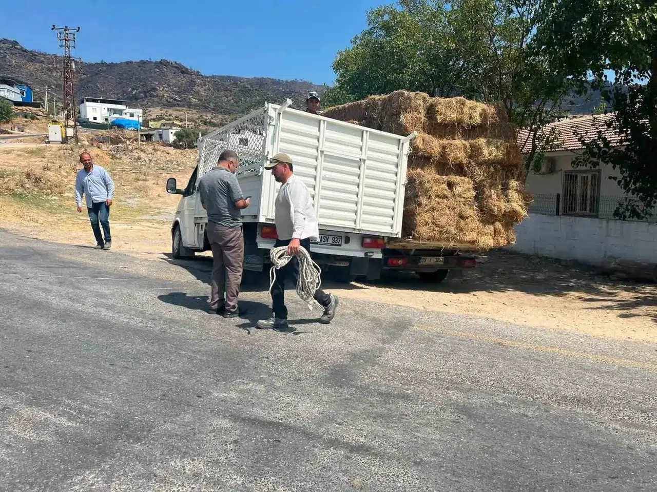 Aydın’da yangın yaraları birlikte sarılıyor: Komşu köyden üreticiye can suyu