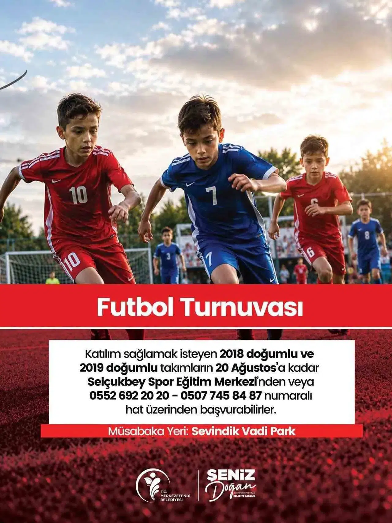 Merkezefendi’de Zafer Bayramı coşkusu sporla taçlanıyor