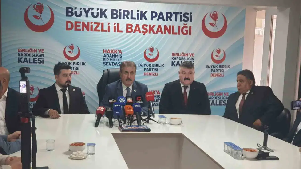 Destici’den Denizli’de kritik mesaj: Adalet arayışımız sürecek