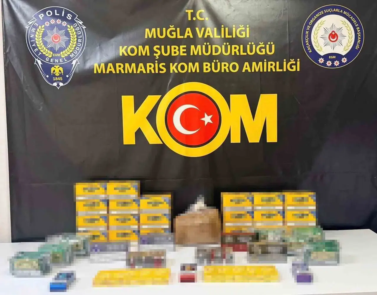 Marmaris'te kaçak tütün operasyonu: 4 kişi demir parmaklıklar ardında