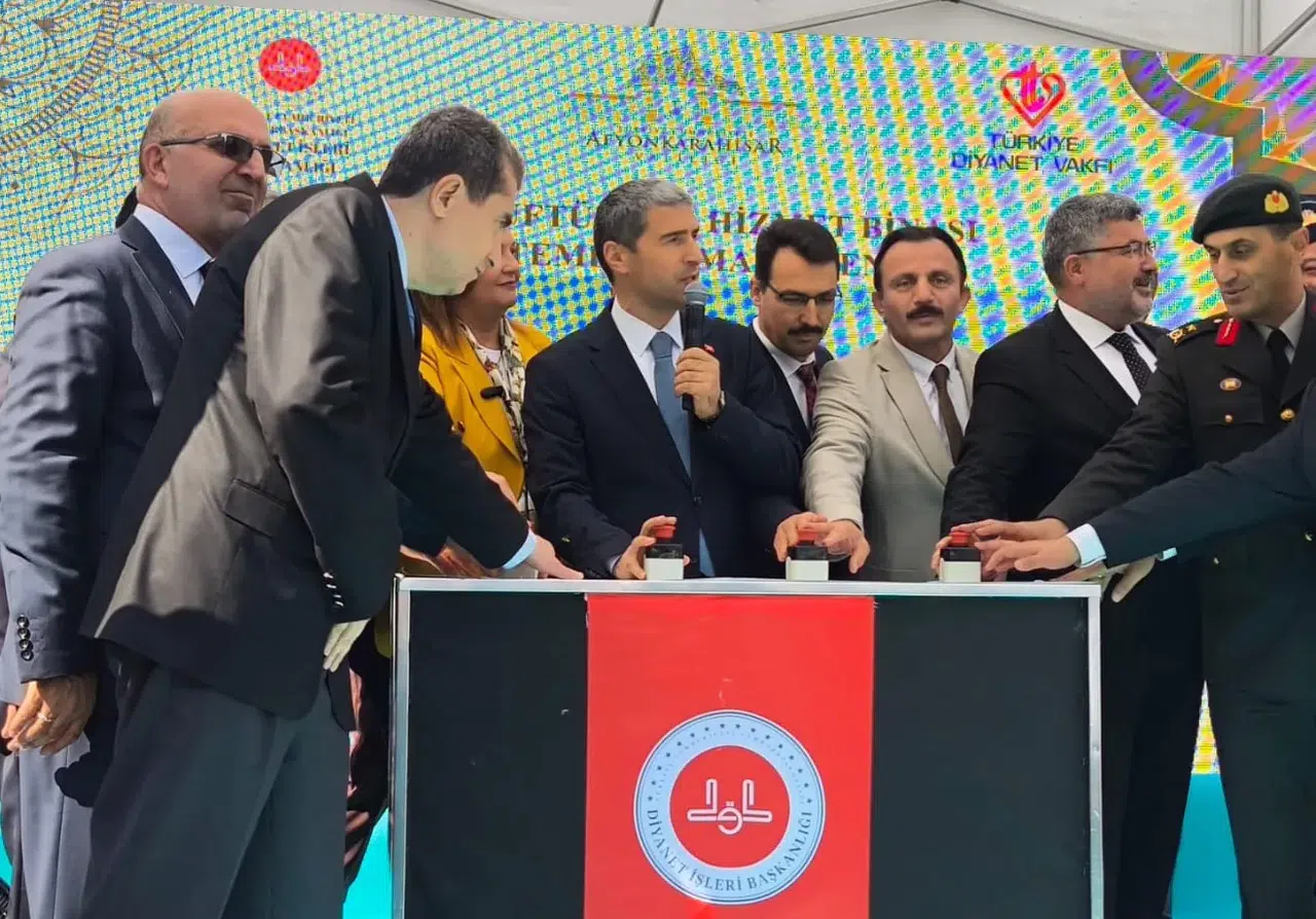 Afyonkarahisar'da dev yatırımın ilk harcı atıldı: Müftülük binası külliyeye dönüşecek