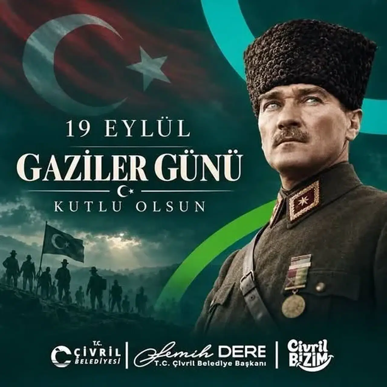 Başkan Semih Dere’den 19 Eylül mesajı: Kahramanlarımızı unutmadık