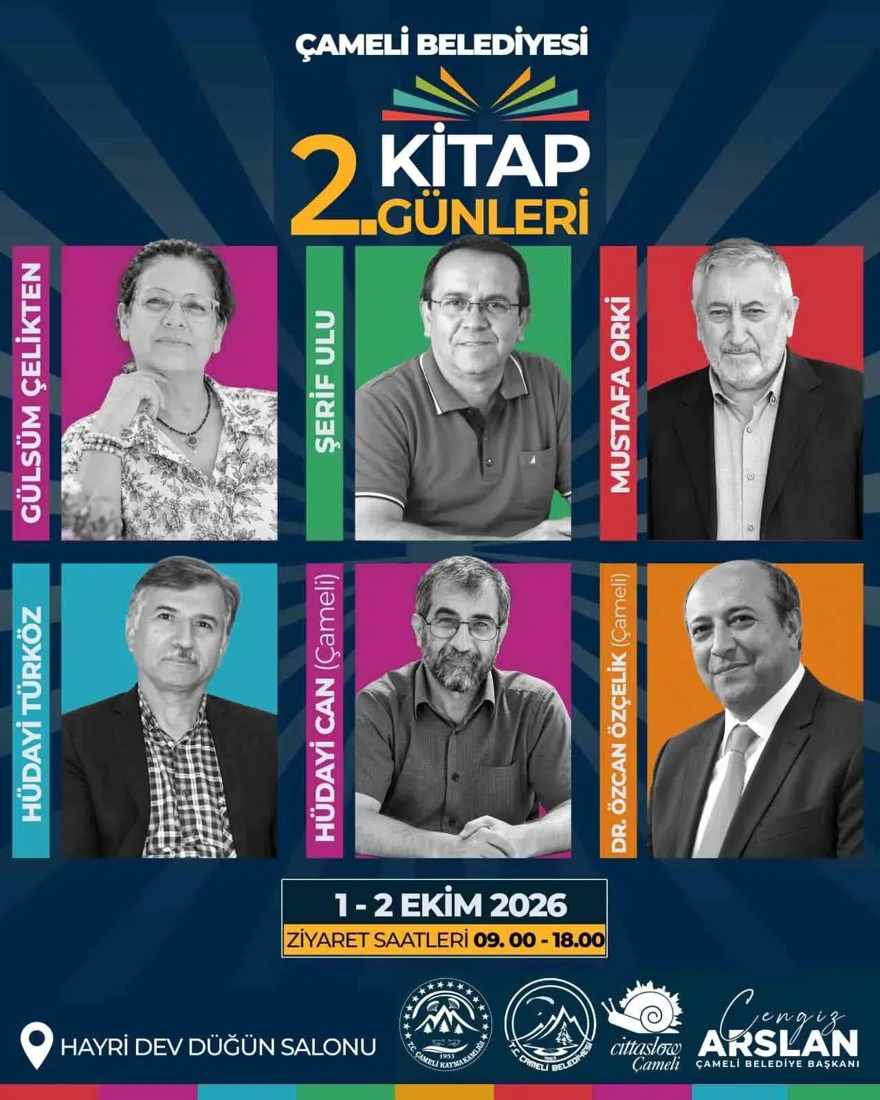 Çameli’nde edebiyat şöleni başlıyor: Kitap tutkunları iki gün boyunca yazarlarla buluşacak