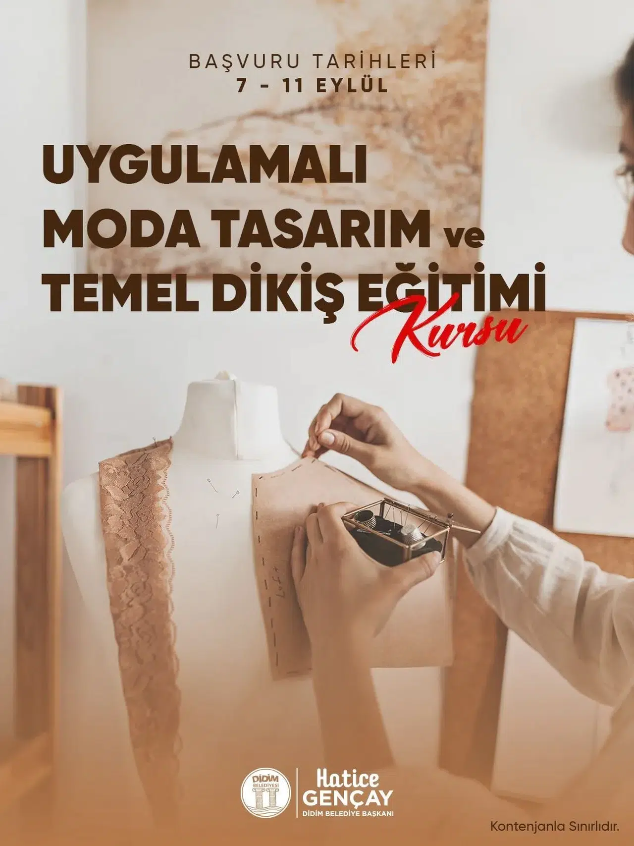 Didim'de kadınların el emeği modaya dönüşüyor: Kurs başvuruları açıldı