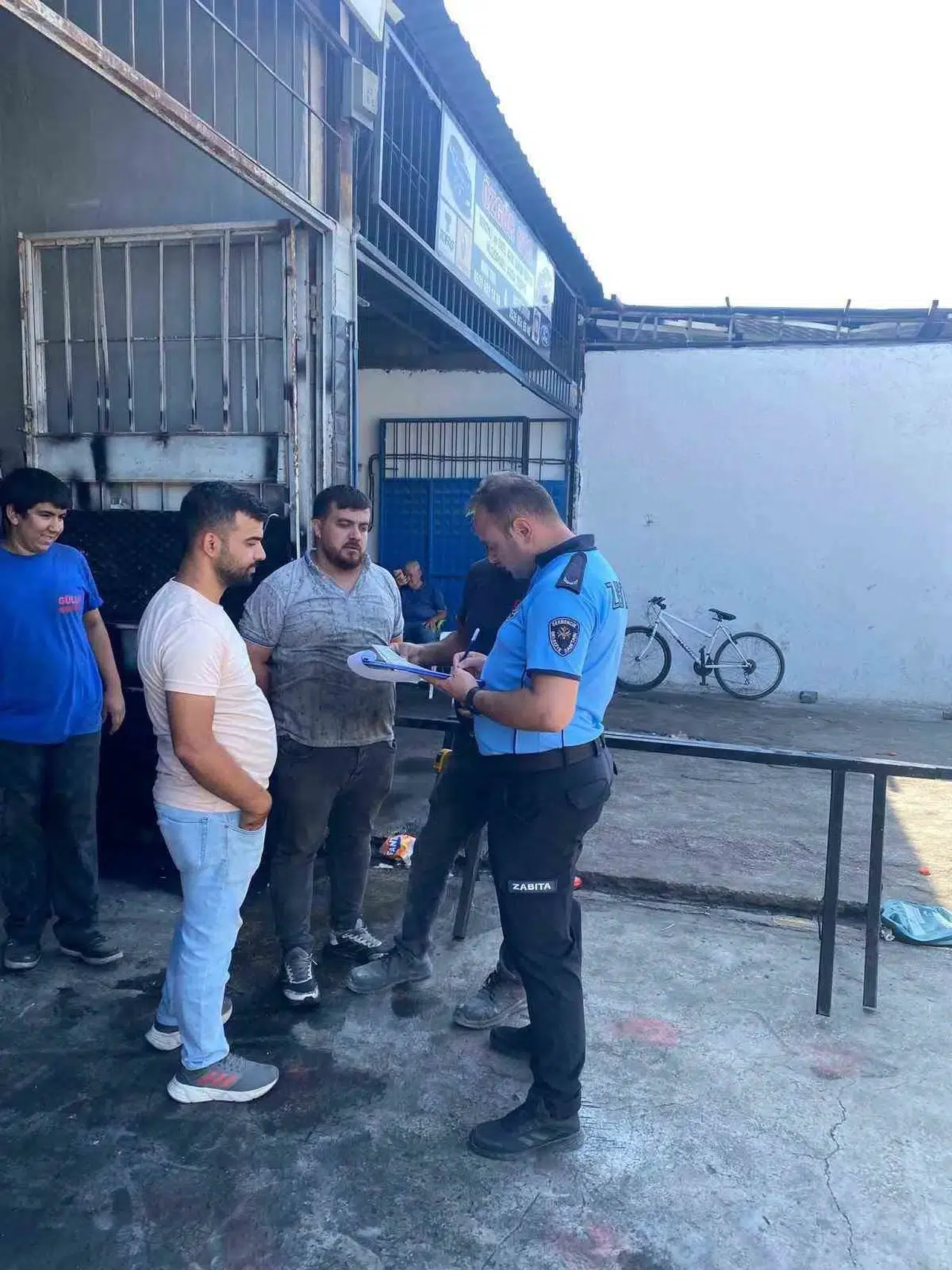 Germencik'te sanayi sitesinde kapsamlı ruhsat mesaisi