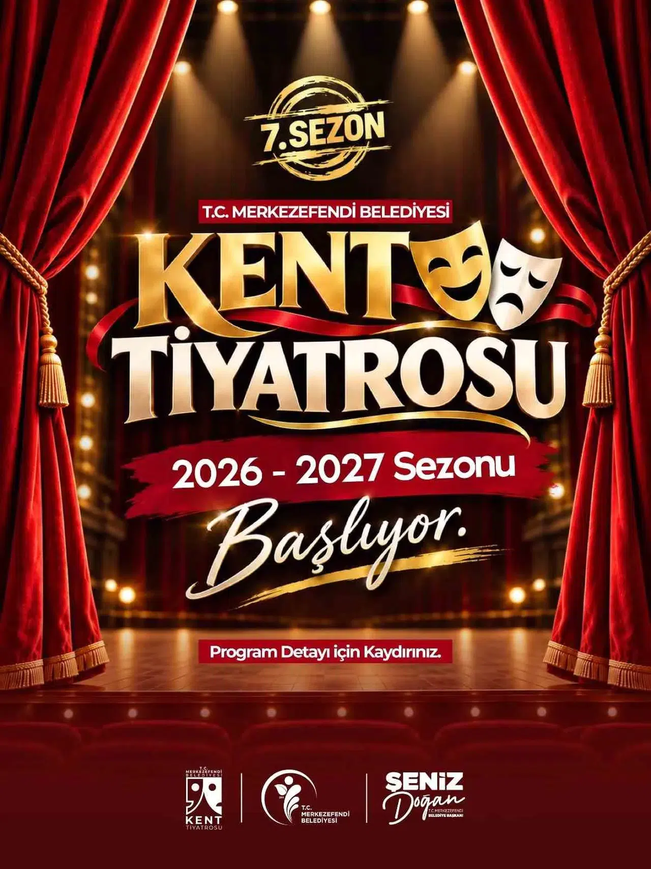 Merkezefendi’de tiyatro şöleni başlıyor: Ekim ayı sahne programı belli oldu