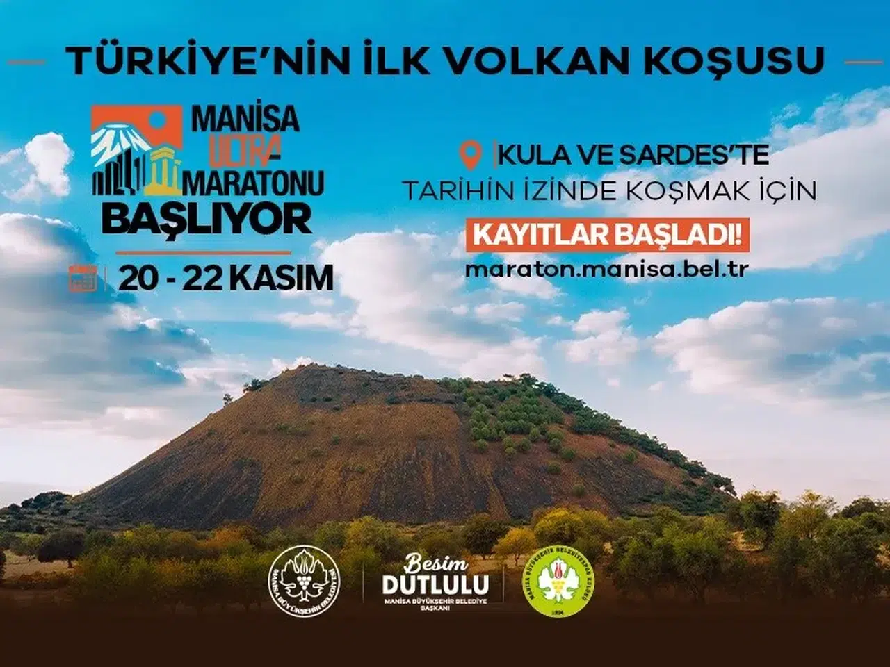Manisa'da volkanik araziden antik kentlere uzanan dev maraton heyecanı