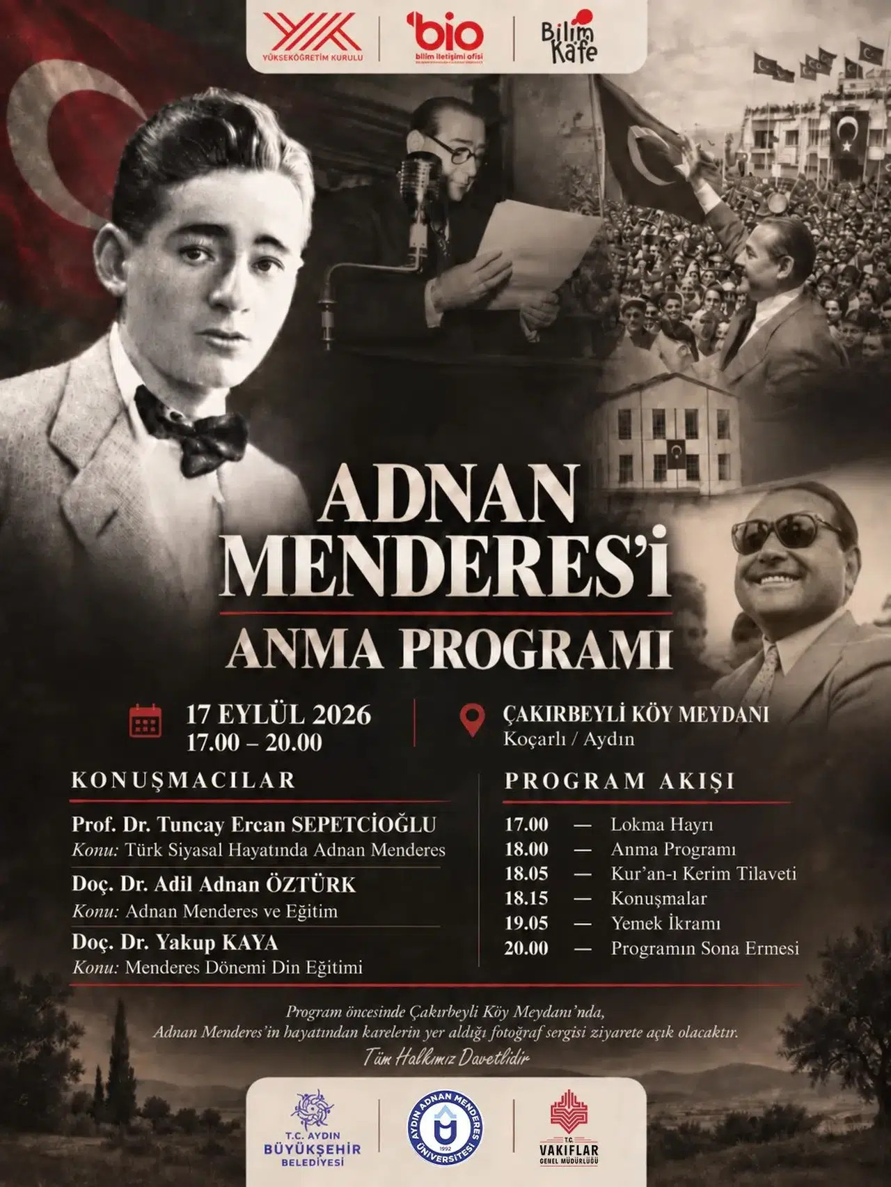 Demokrasi şehidi Çakırbeyli’de unutulmadı: Menderes 65. yılında dualarla anılacak