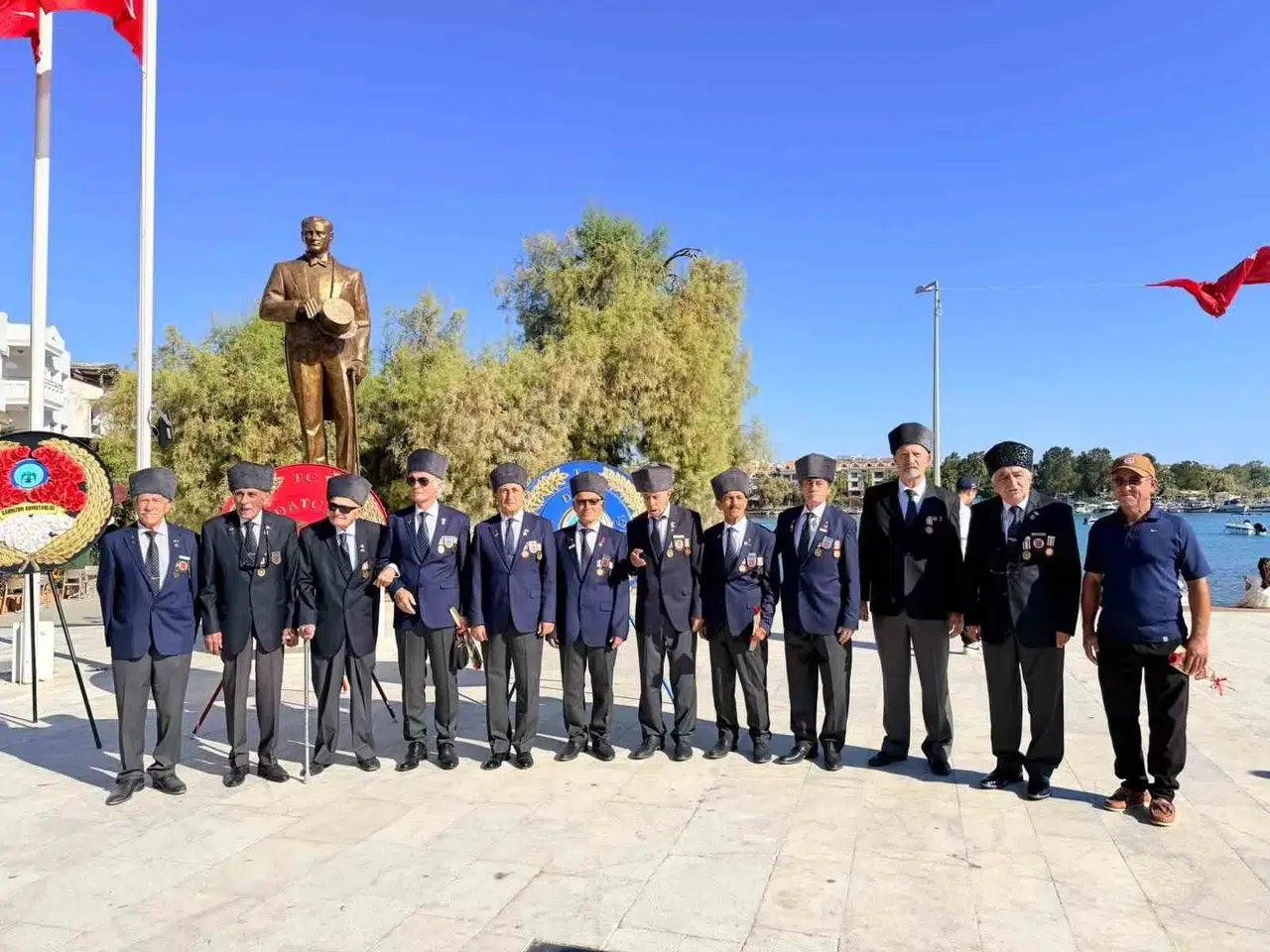 Datça’da vefa günü: Kahraman gaziler unutulmadı