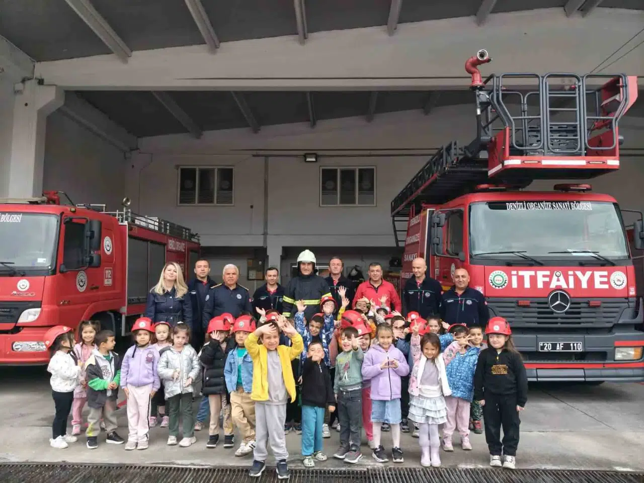 Denizli OSB'de itfaiyecilere vefa günü: 7/24 nöbetteki kahramanlar unutulmadı