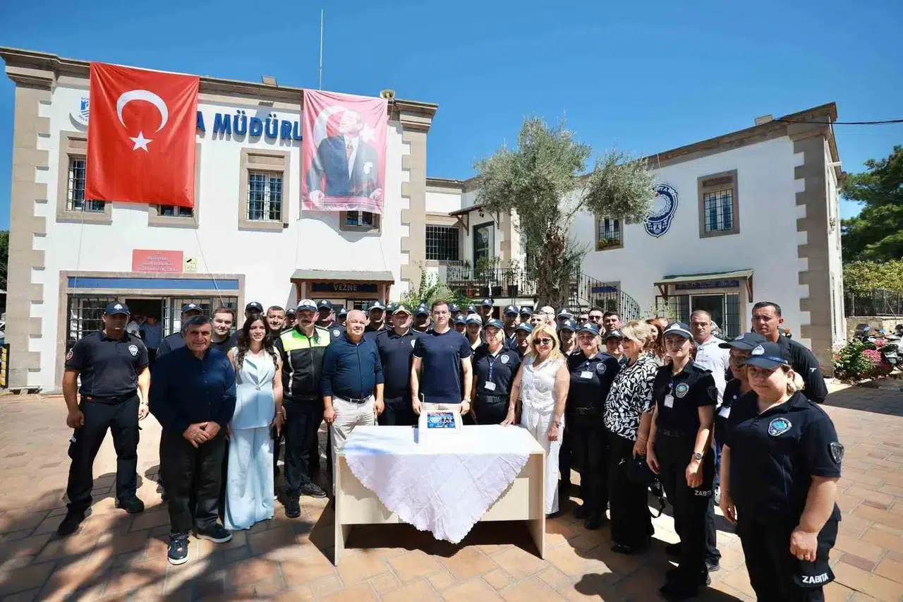 Bodrum'un huzur nöbetçilerine Başkan Mandalinci'den anlamlı ziyaret