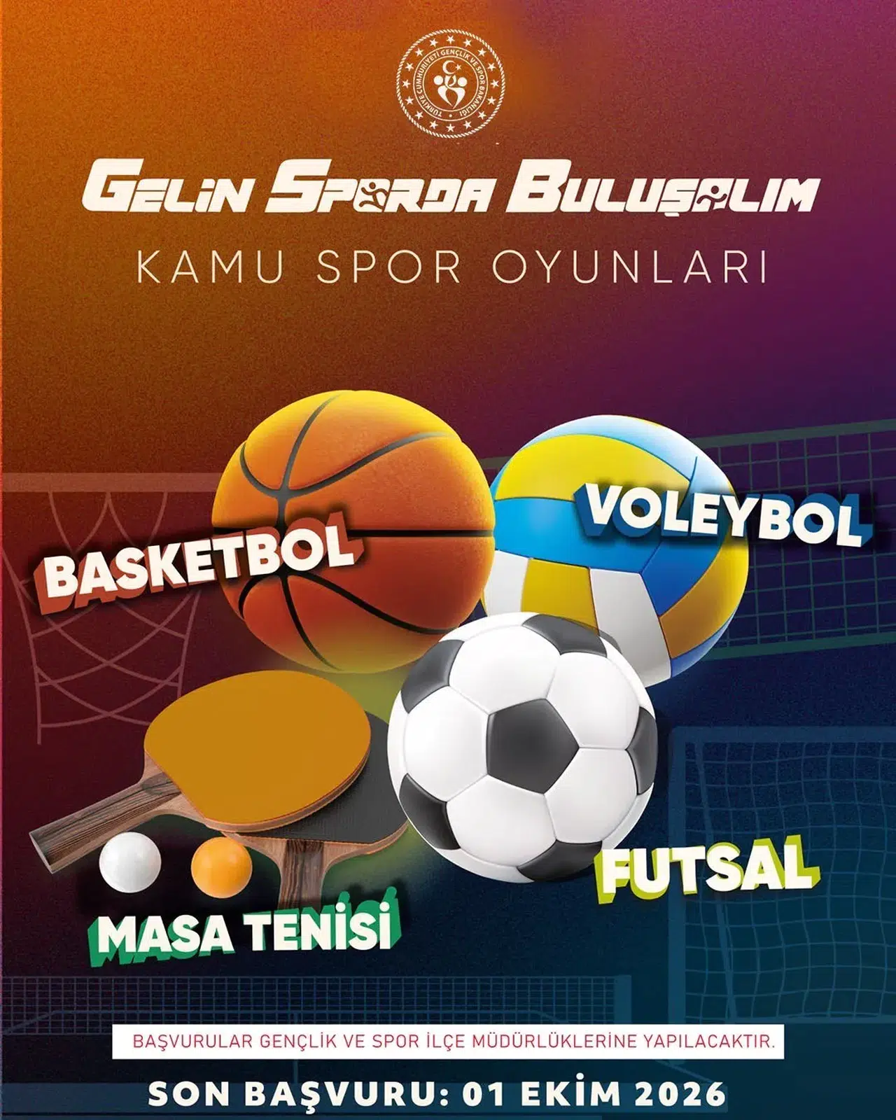 Kamu çalışanları sahaya iniyor: Geleneksel spor şöleninde geri sayım başladı