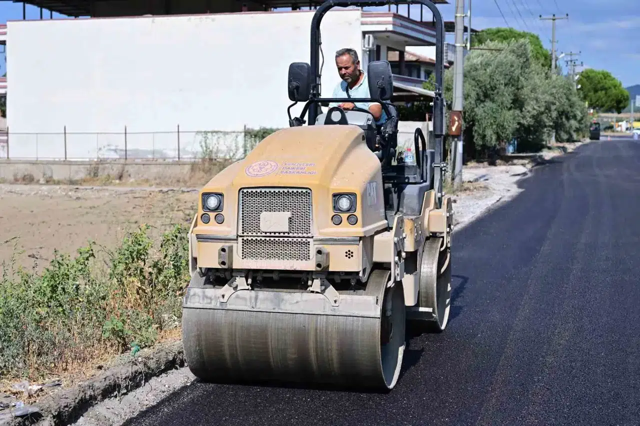 Gölmarmara’da su baskınlarına karşı dev asfalt operasyonu: Kot sorunu tarih oluyor