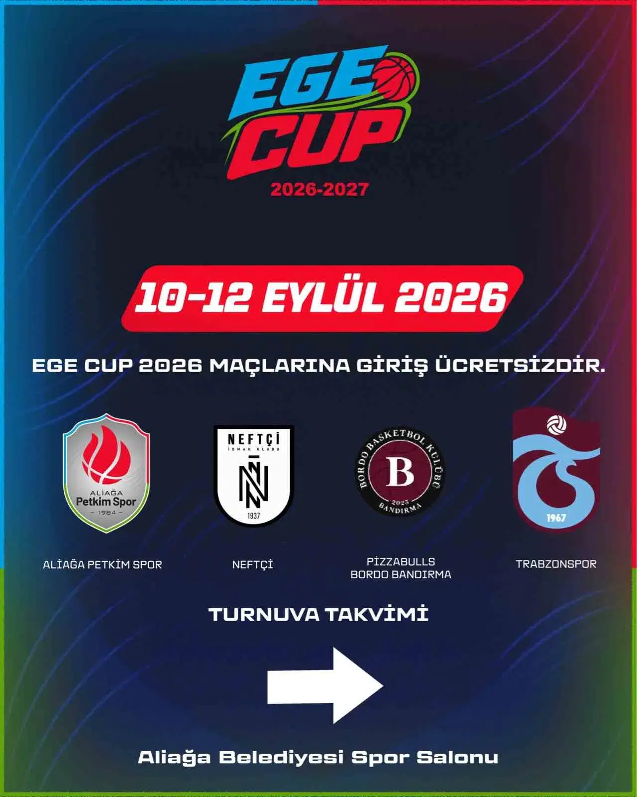 Aliağa basketbol şölenine hazırlanıyor: Ege Cup 2026 başlıyor
