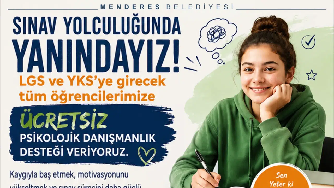 Menderes Belediyesi’nden Adaylara Psikolojik Destek