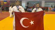 Salihlili judocular Balkanlar'da tarih yazdı: İki bronz madalya birden