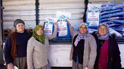 Denizli'de çiftçinin yüzü gülüyor: 170 tonluk dev destek sahaya indi