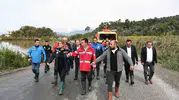 Dalaman’da metrekareye 118 kilogram düştü: Başkan Aras sel bölgesinde incelemelerde bulundu