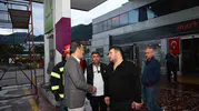 Denizli'de korkutan yangın sonrası Başkan Çavuşoğlu'ndan destek ziyareti