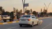 Akhisar yolunda acı kaza: Sürü aniden yola fırladı